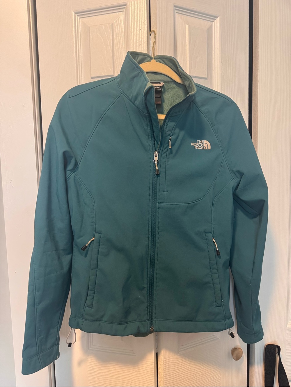 The North Face Teal Lightweight Softshell Jacket